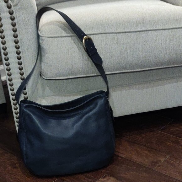 Coach Vintage Soho Zip Hobo 4161 Navy - Picture 2 of 13